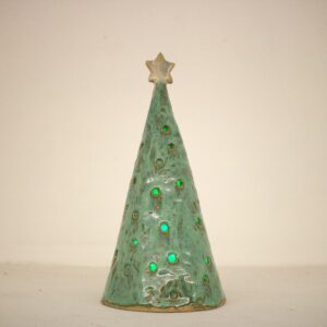 Ceramic Christmas Tree Luminaries