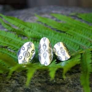 Stamped Mandala Ring