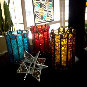Stained Glass Candleholder Workshop the arts center