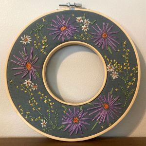 Embroidered Autumn Wreaths